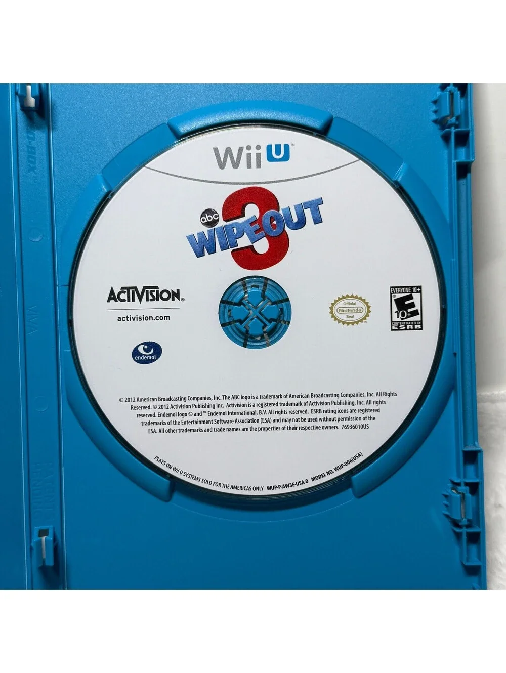 ABC Wipeout 3 Nintendo Wii U Complete In Box Activision 2012 Game